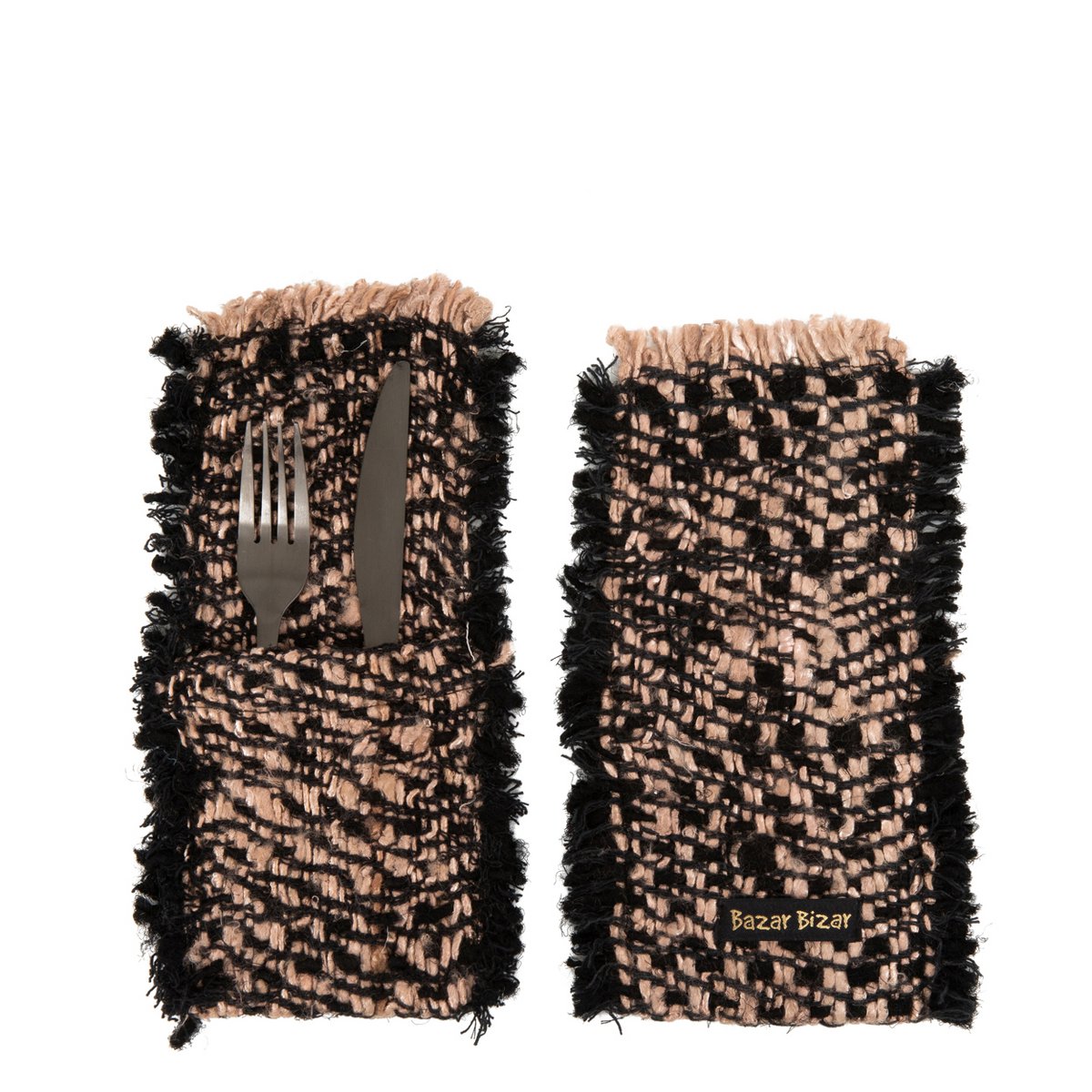 De Oh My Gee Bestekhouder - Zwart Koper