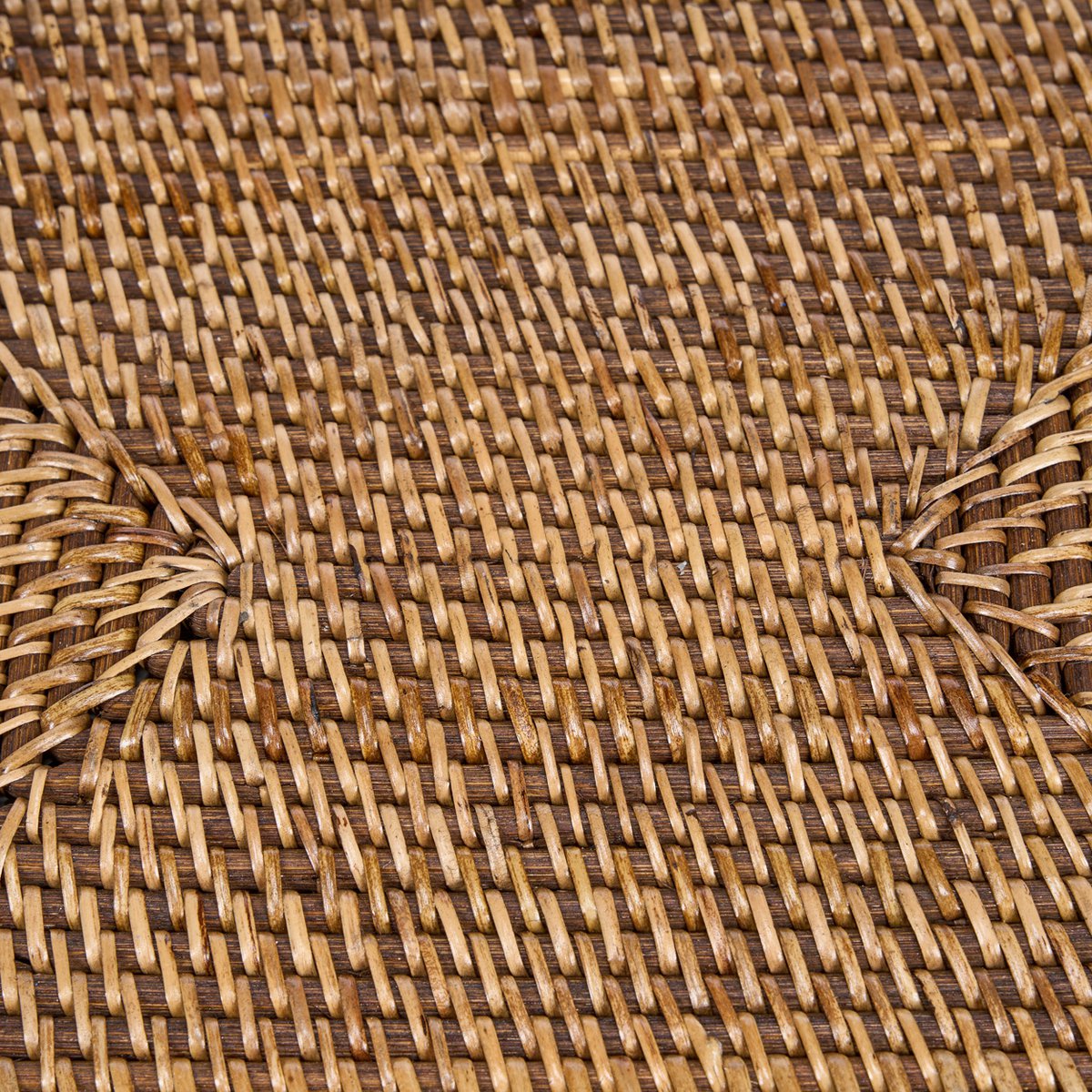 De koloniale rechthoekige placemat - natuurlijk bruin