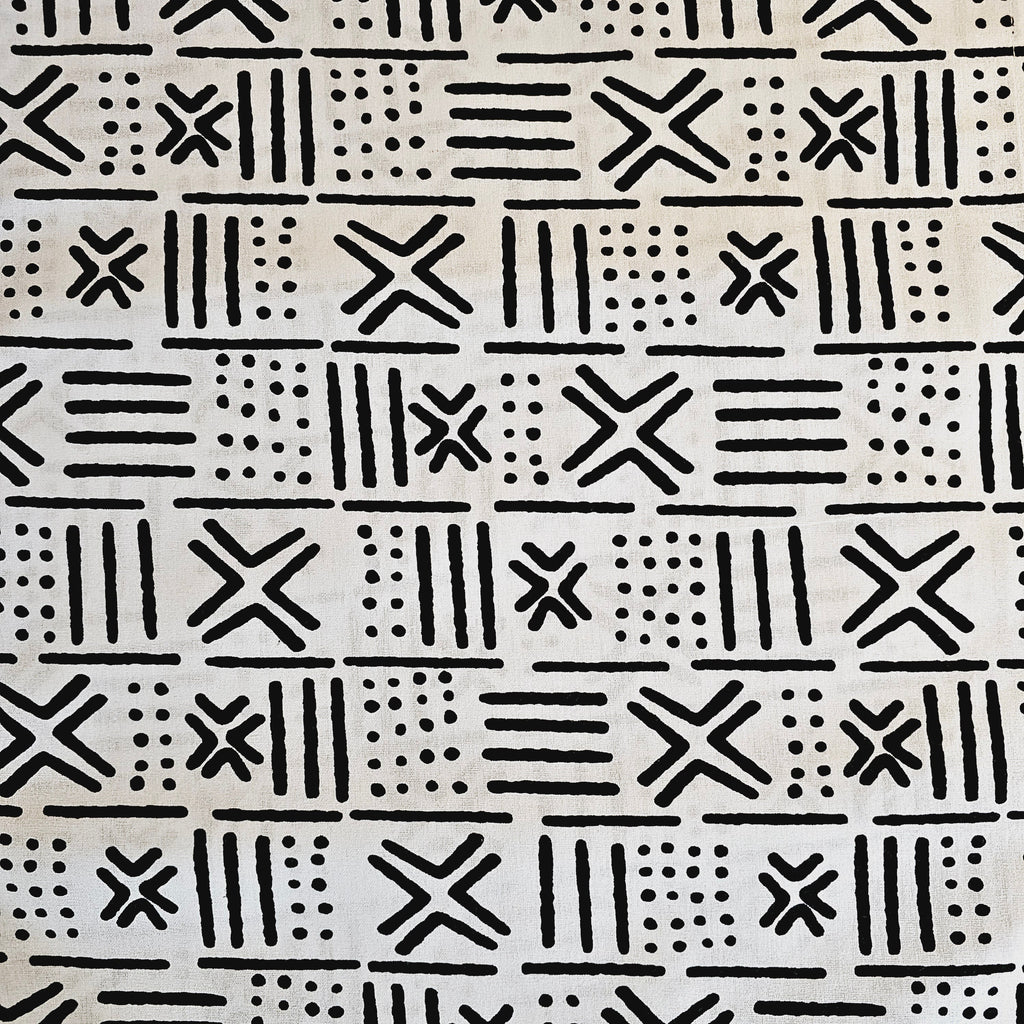 Handmade Table Runner 160x35cm | 180x35 | 200x35cm | African Print "Mudcloth" Bogolan Inspired Print  Made from 100% African Print Fabric