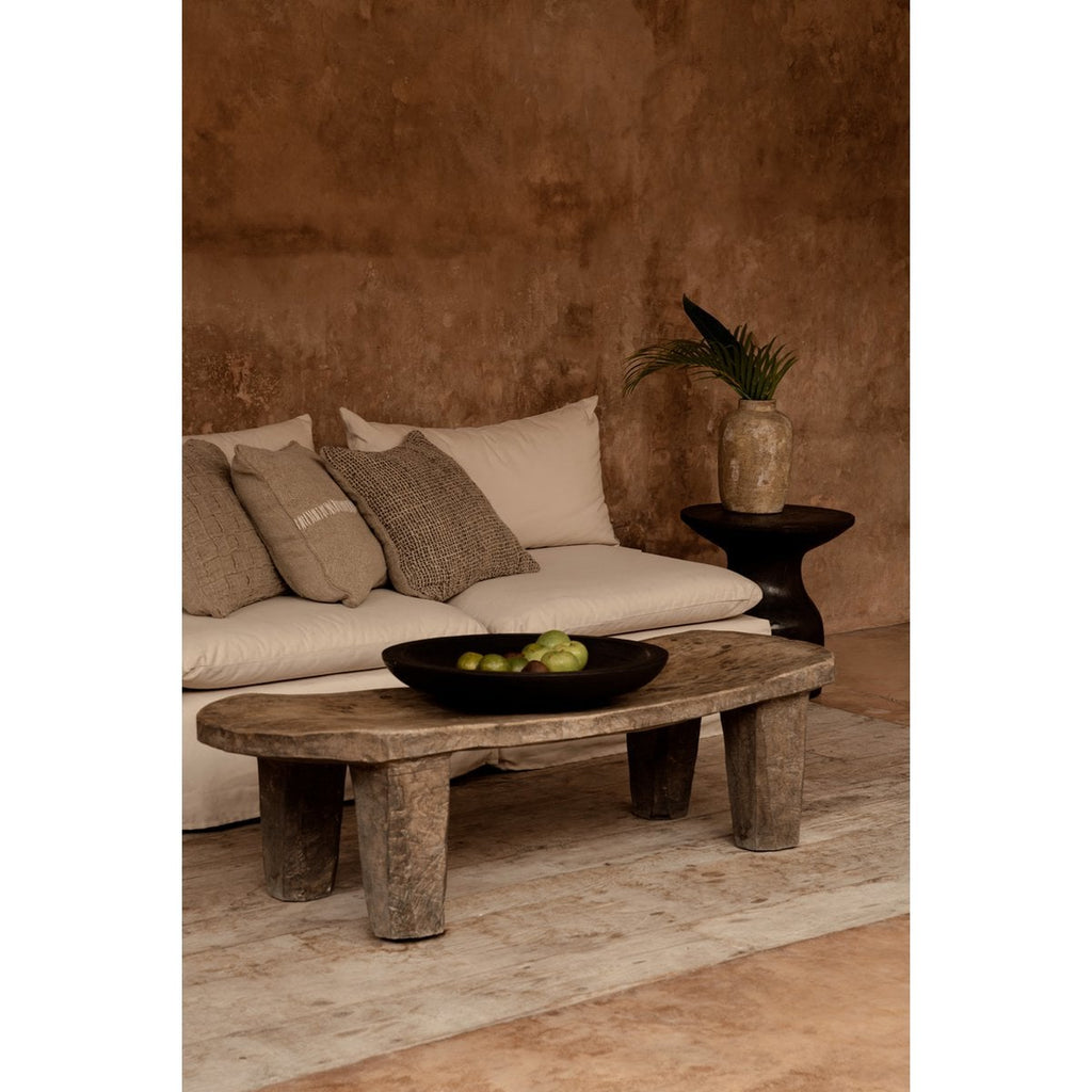 De linnensteekkussenhoes - natuurlijk wit