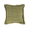 De Jungle Fringe Kussenhoes - Groen