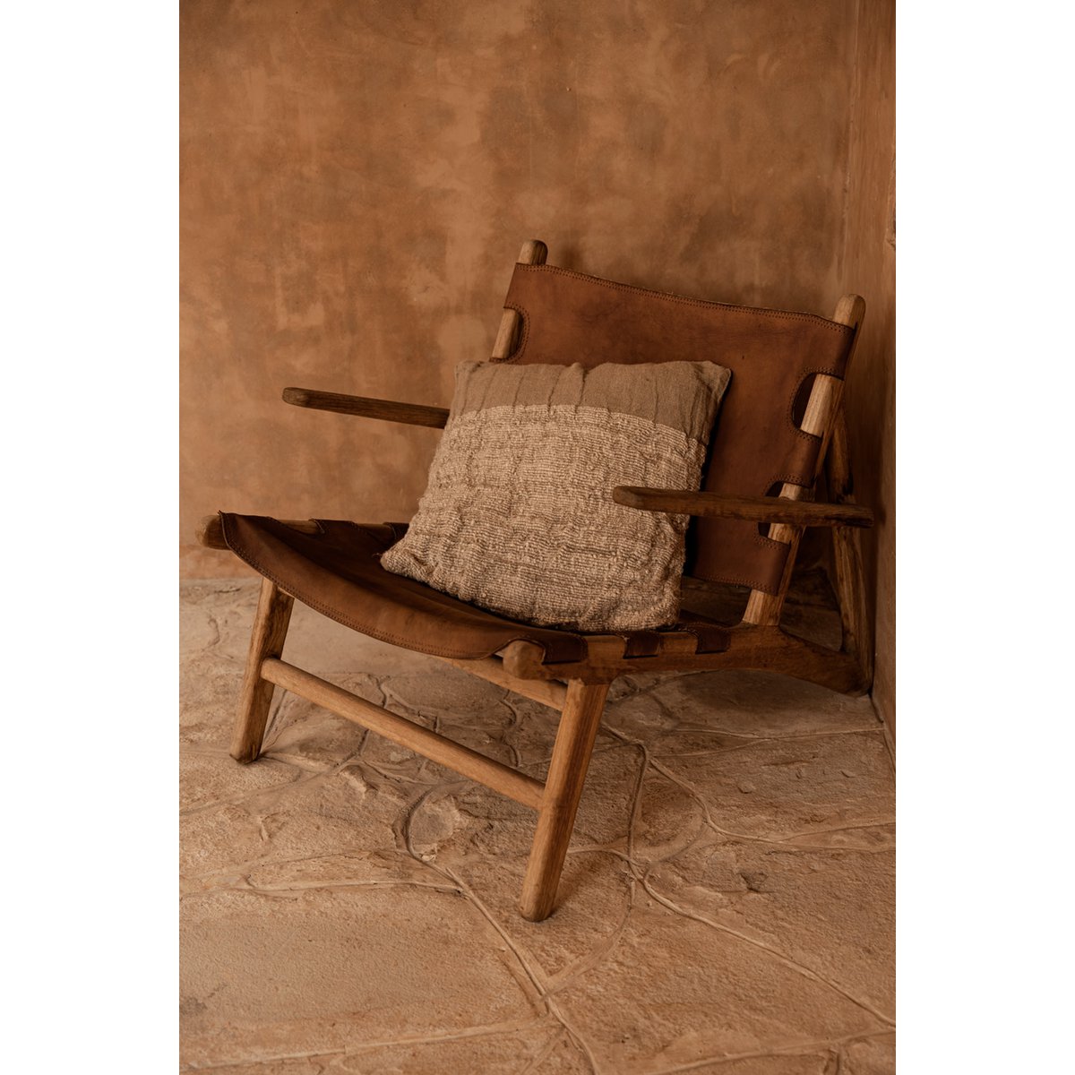 The Linen Edit Cushion Cover - Natural