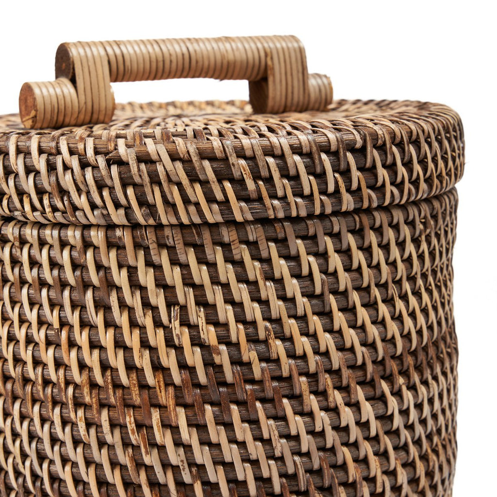 The Rattan Basket Tall - Natural Brown