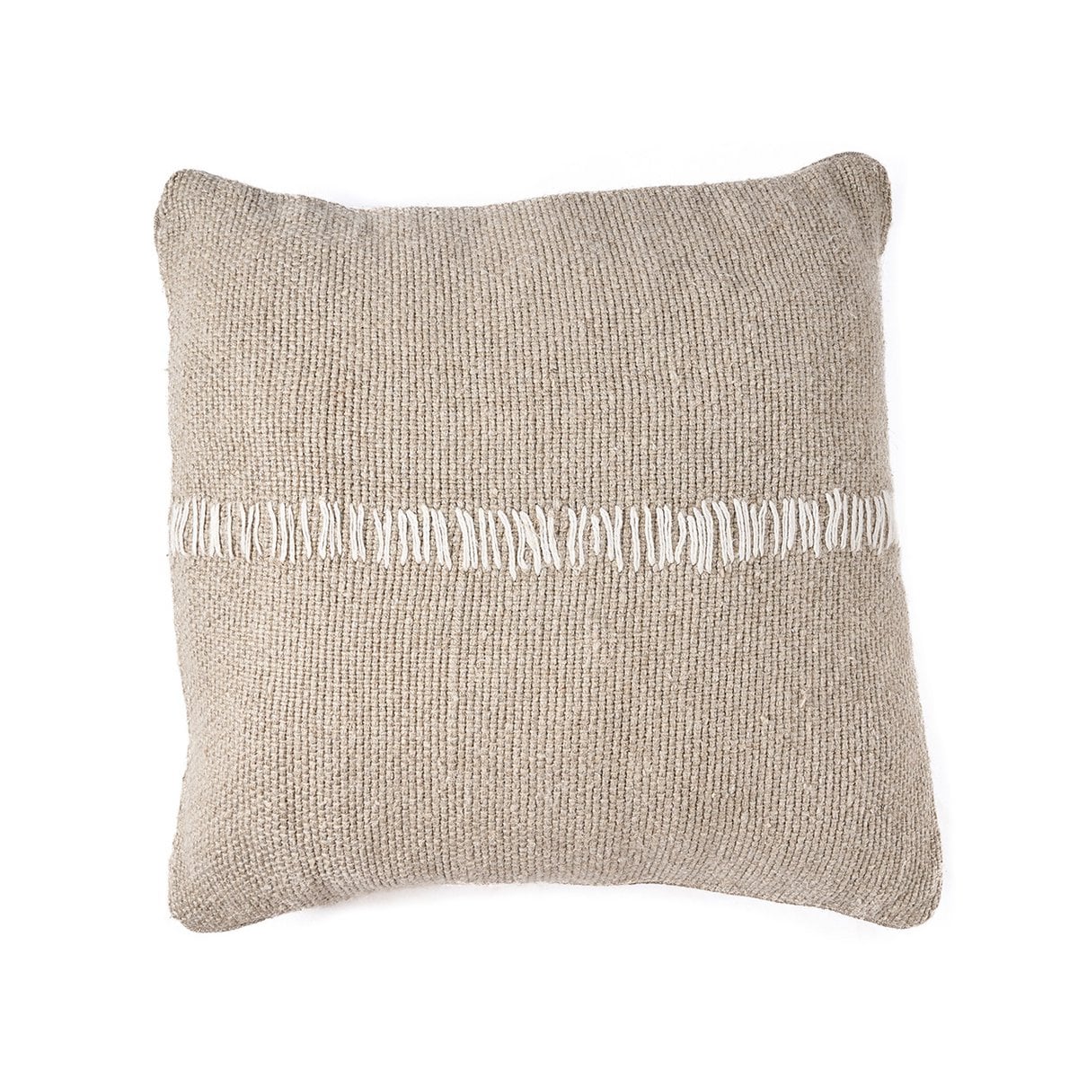 De linnensteekkussenhoes - natuurlijk wit