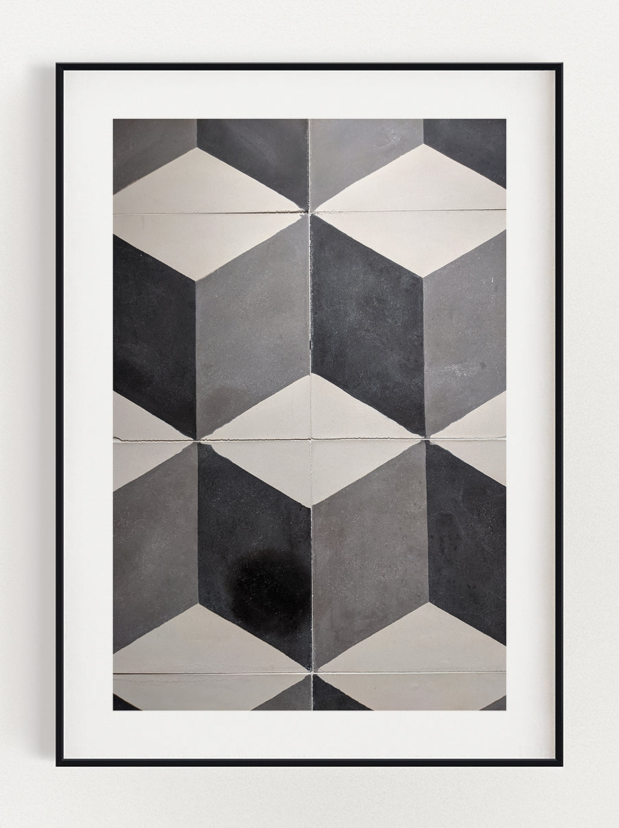 Cubes On The Wall Poster