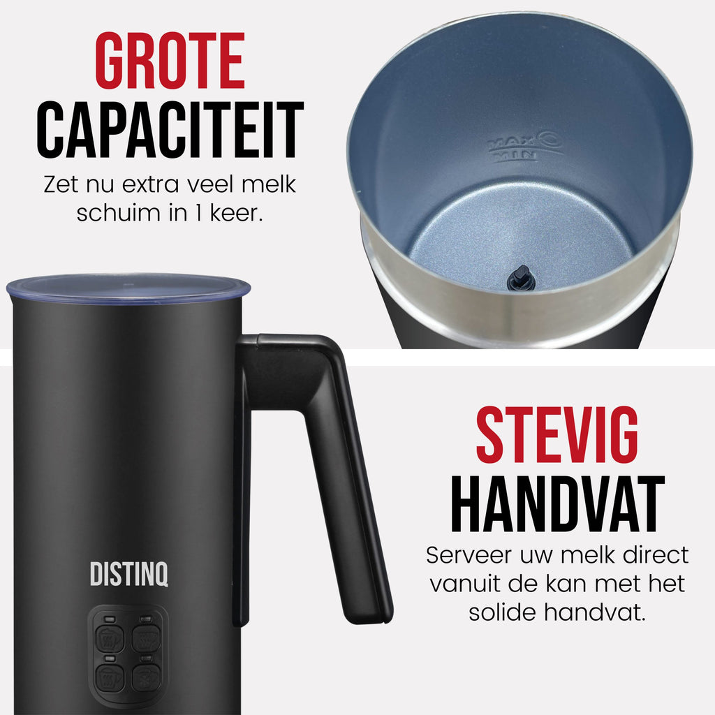 DistinQ Milk Frother Black