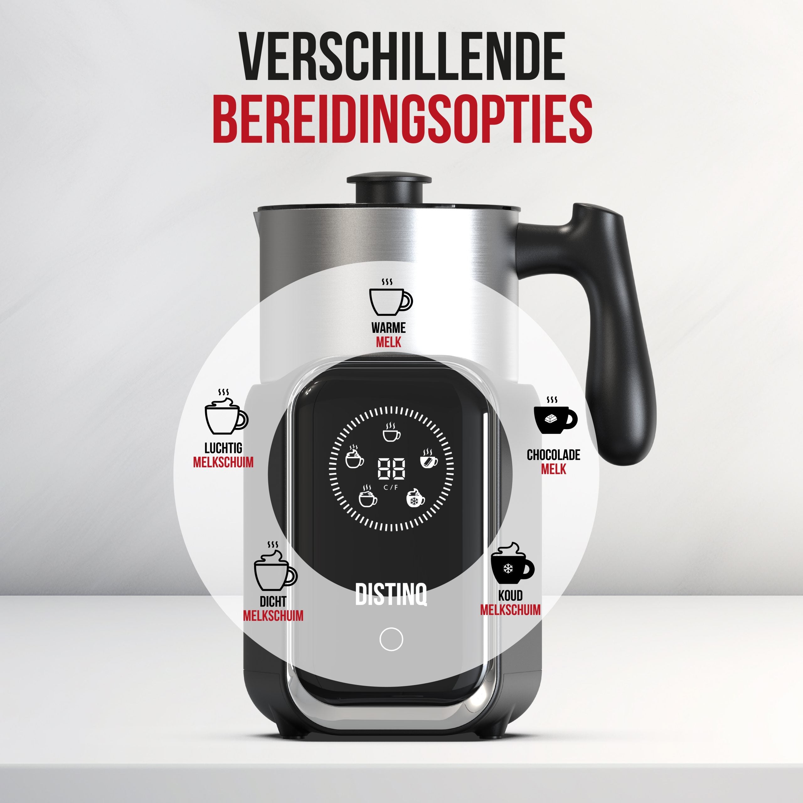 DistinQ melkopschuimer 4.5