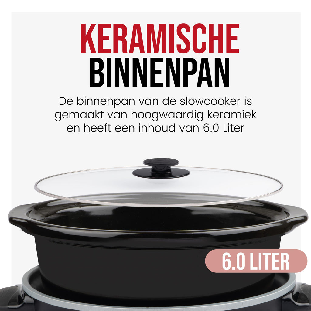 DistinQ Slowcooker 6 liter