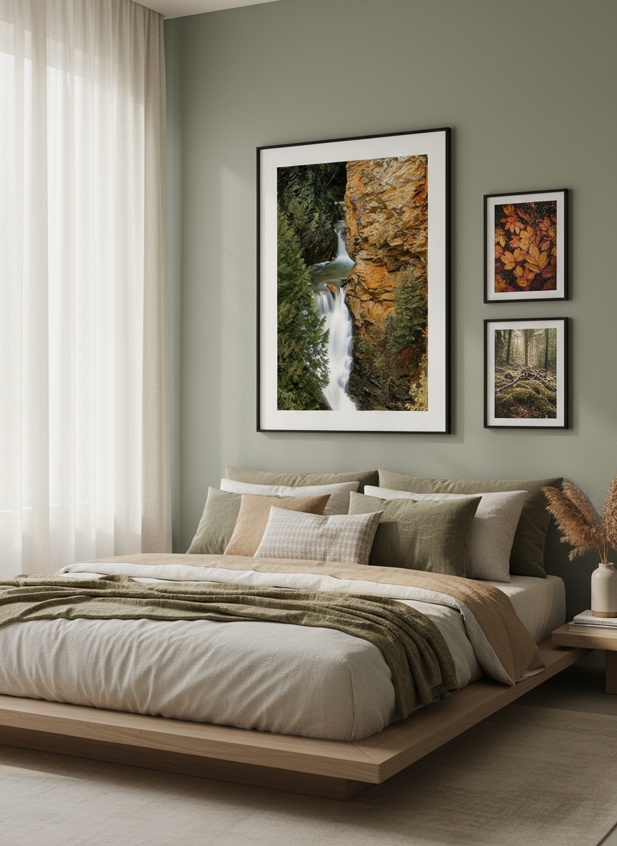 Separated By Waterfall Poster