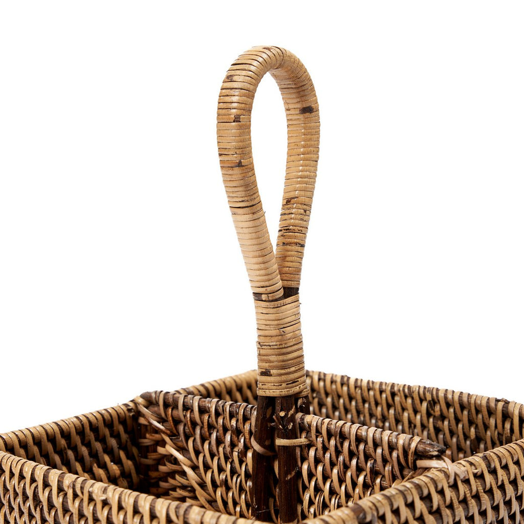 The Rattan Cutlery Basket N°2 - Natural Brown