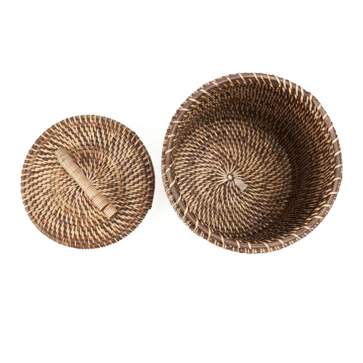 The Rattan Basket Tall - Natural Brown