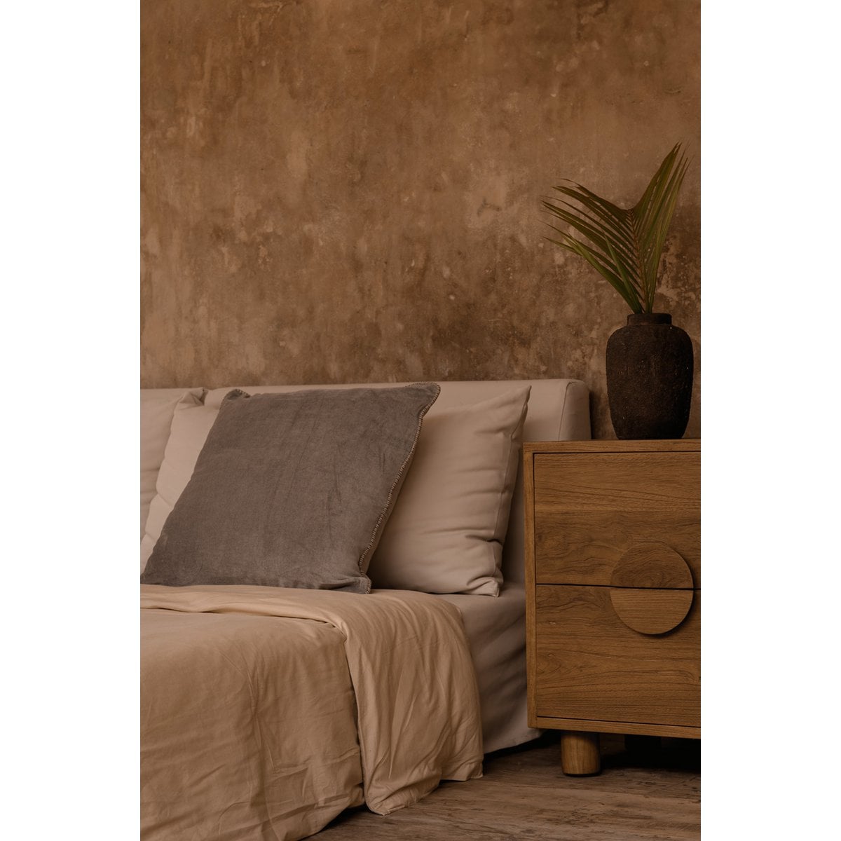 The Velvet Crush Kussenhoes - Grijs - 50x50