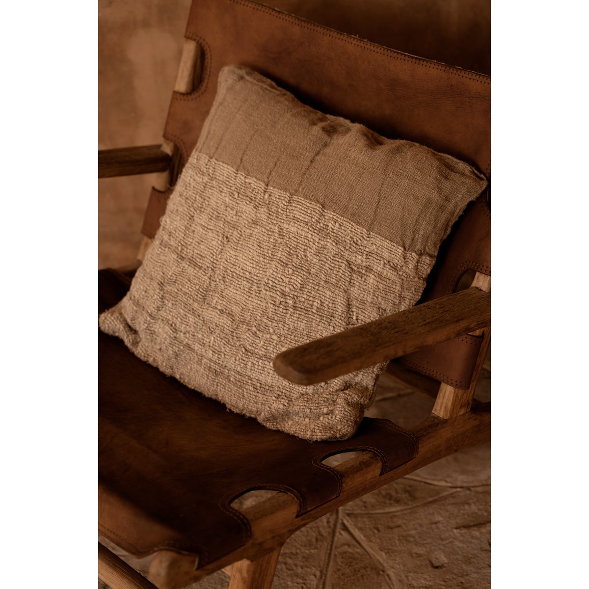 The Linen Edit Cushion Cover - Natural