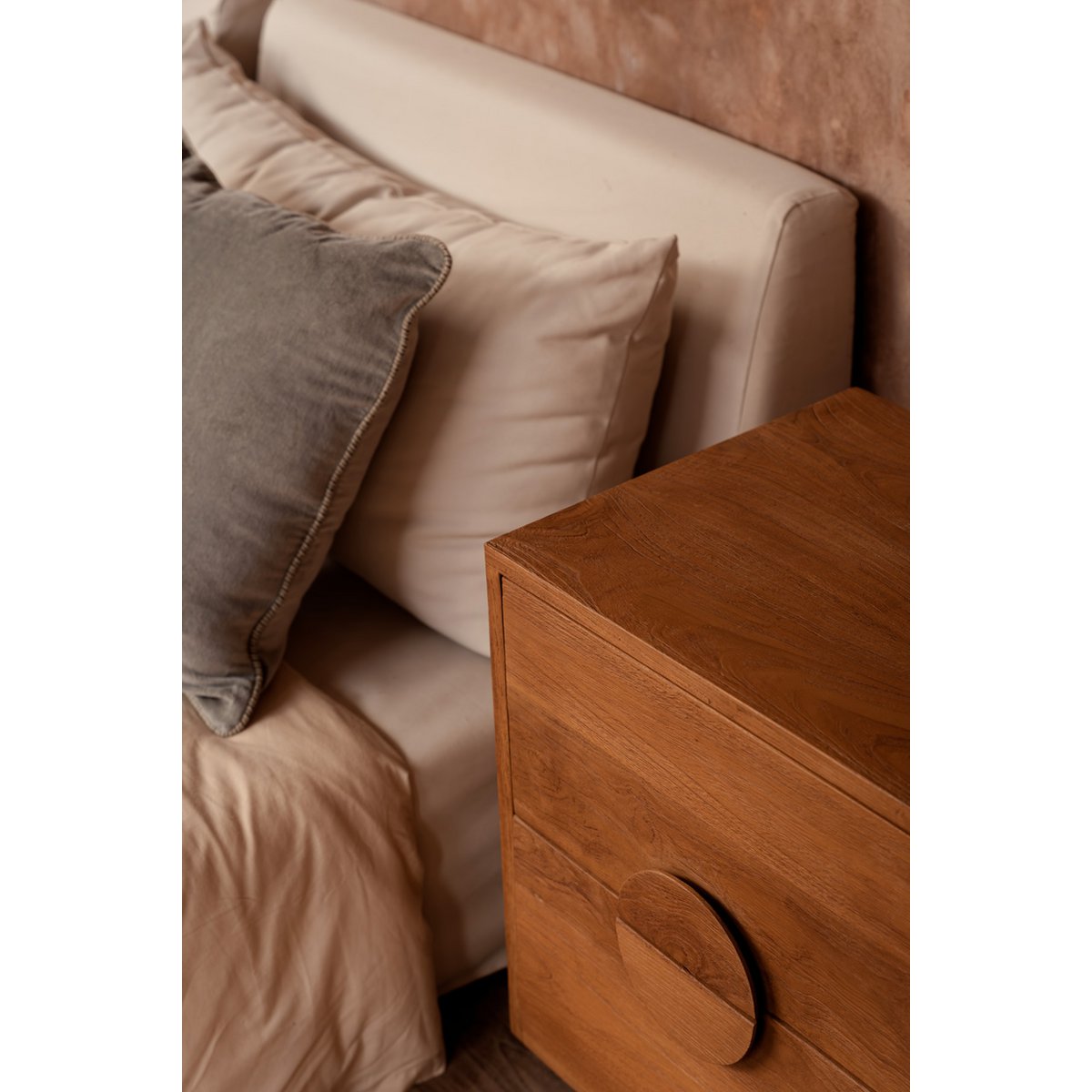 The Velvet Crush Kussenhoes - Grijs - 50x50