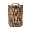 The Rattan Basket Tall - Natural Brown